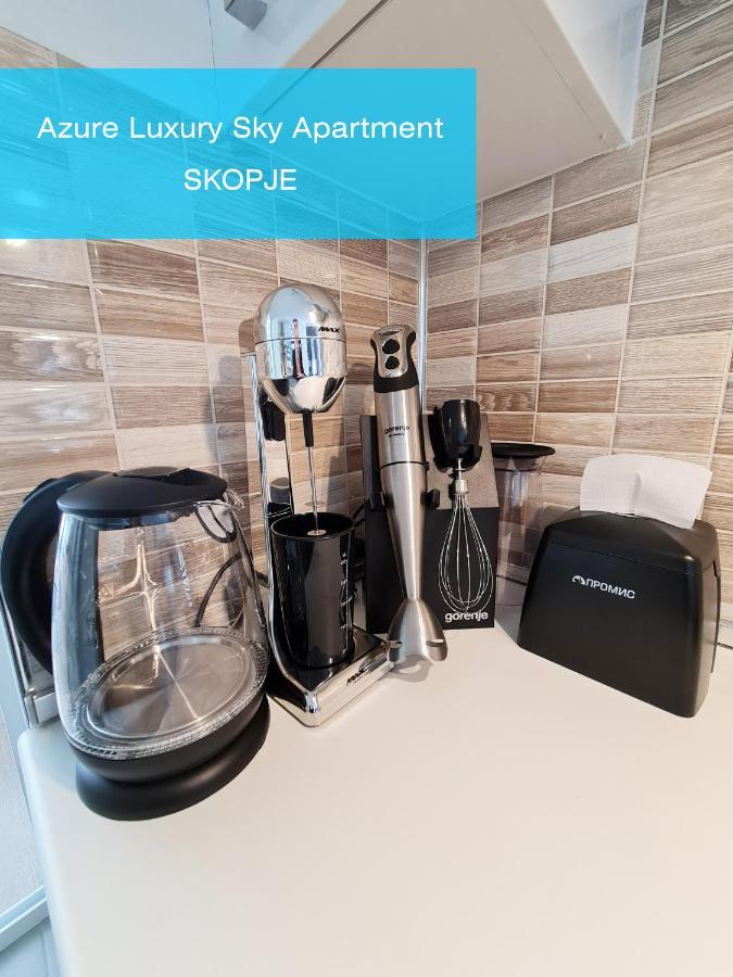 Azure Luxury Sky Apartment Skopje Buitenkant foto