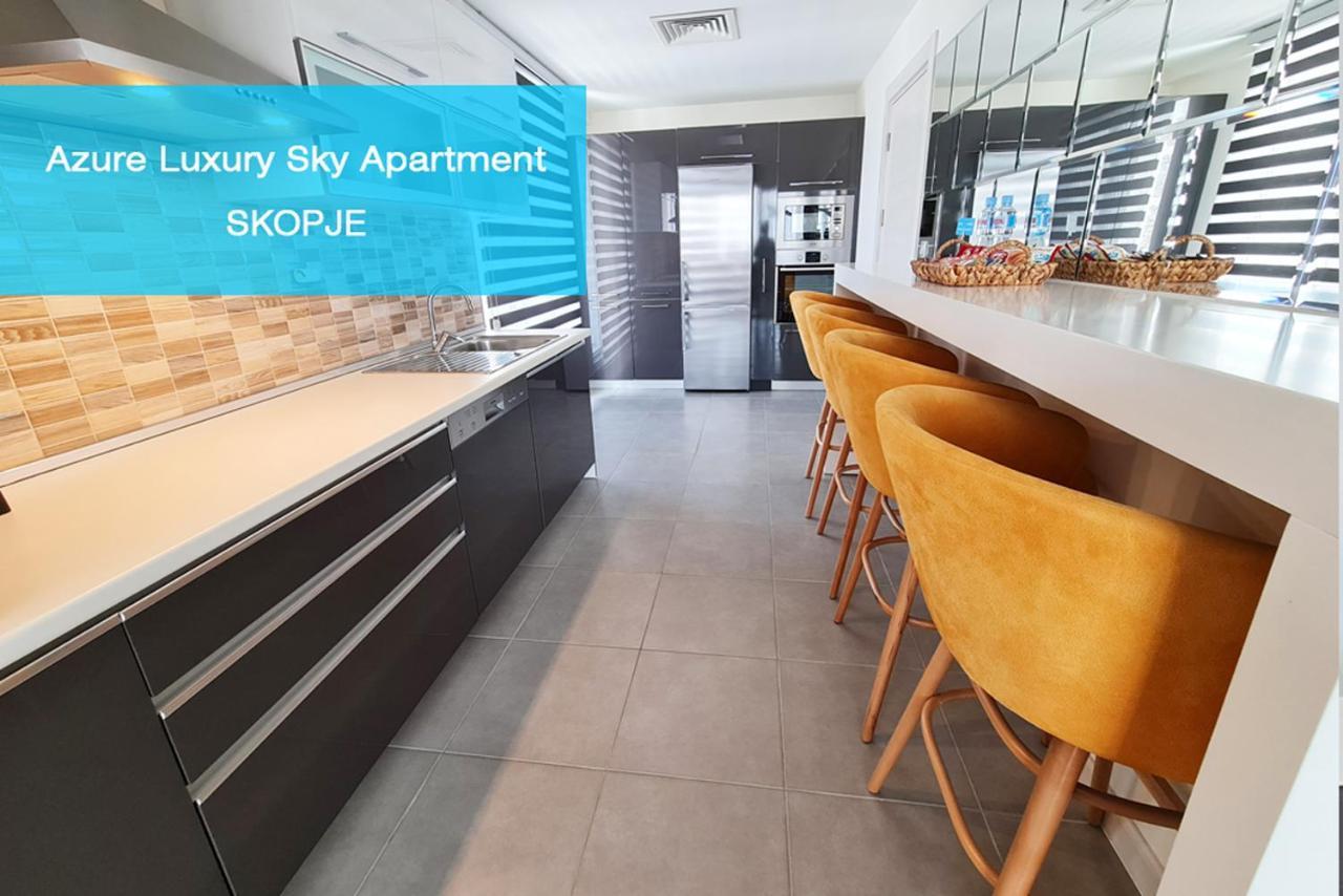 Azure Luxury Sky Apartment Skopje Buitenkant foto