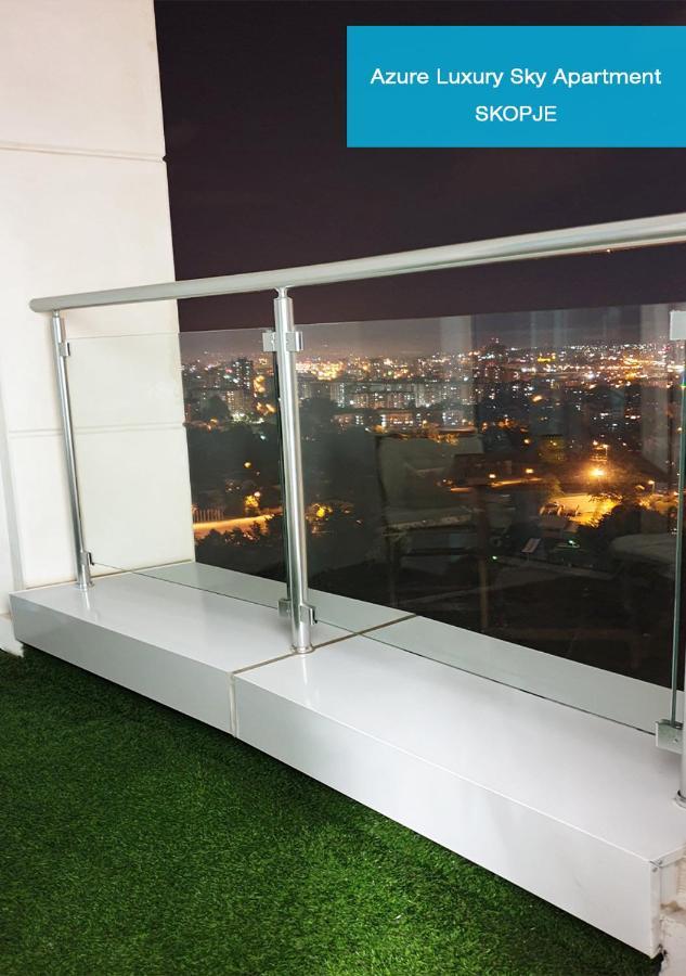 Azure Luxury Sky Apartment Skopje Buitenkant foto