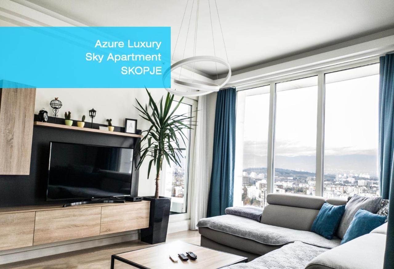 Azure Luxury Sky Apartment Skopje Buitenkant foto