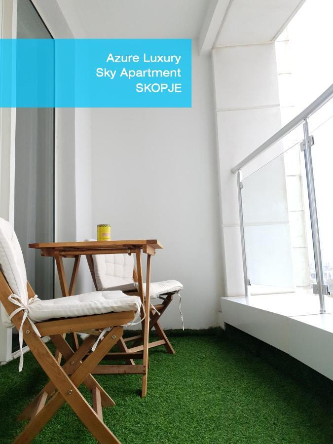 Azure Luxury Sky Apartment Skopje Buitenkant foto