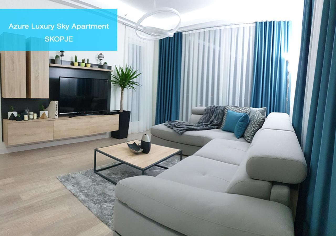 Azure Luxury Sky Apartment Skopje Buitenkant foto