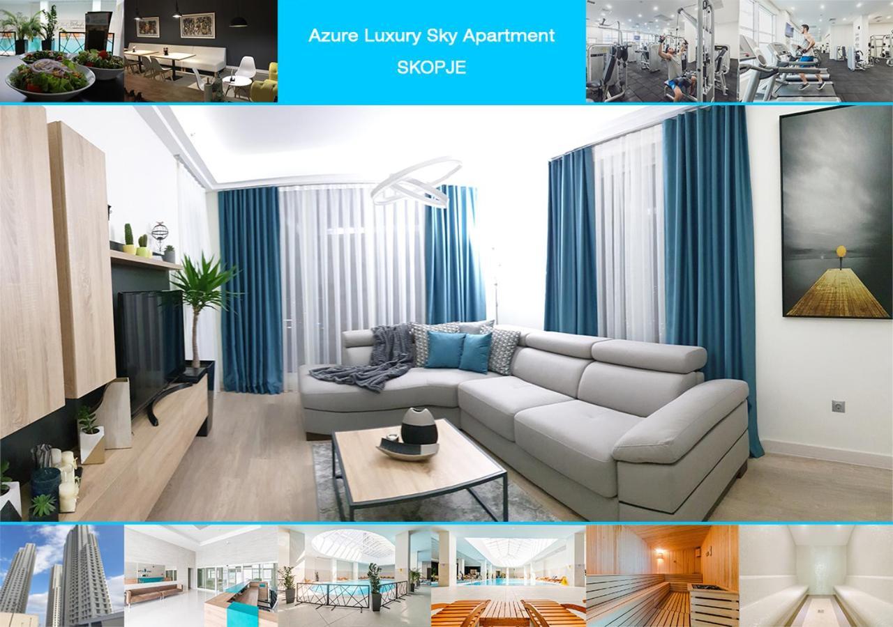 Azure Luxury Sky Apartment Skopje Buitenkant foto